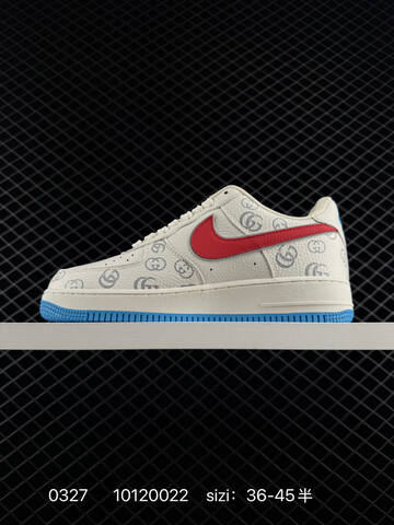 Nike Air Force 1 07 Low Off White Red Blue Grey EU 36-45 Skate - Unisex (BS-72416)