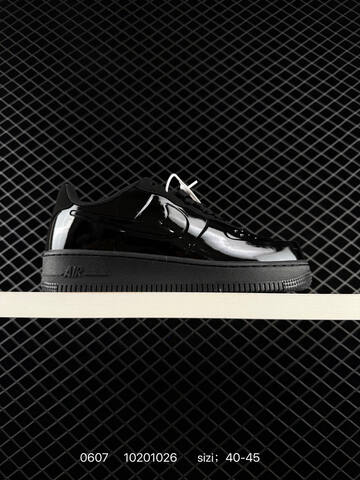 Nike Air Force 1 07 LV8 Black Silver White Orange 40-45 Lifestyle - Men's (BS-70928)