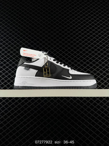 Nike Air Force 1 Black White Navy Orange Beige Gray EU 36-45 Casual - Unisex (BS-70062)