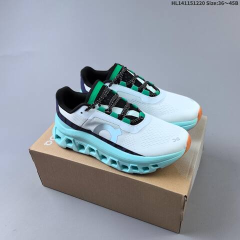 On Running Cloudmonster Paf White Gray Orange Red Black EU 36-45 Running Shoe Running Sneakers - Unisex (BS-69736)
