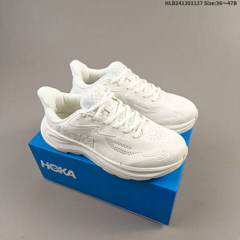HOKA ONE ONE Clifton 10 Black Rose Gold White EU 36-47 Running Shoe Running Sneakers - Unisex (BS-69443)