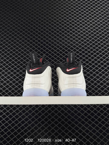 Nike Air Foamposite Pro White Black Red EU 40-47 Basketball - Men's (BS-73890)