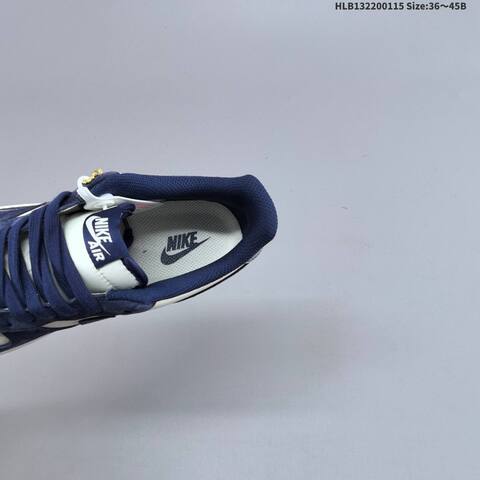 Nike Air Force 1 07 LV8 White Navy Blue Silver Gold EU 36-45 Sneaker - Unisex BS-61979