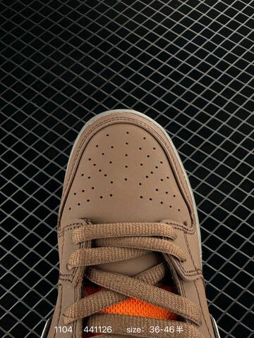 Nike SB Dunk Low Brown Orange Silver EU 36-46 5 Skate - Unisex BS-74377