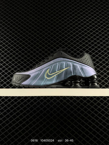 Nike Shox R4 Black Iridescent Purple Volt EU 36-45 Lifestyle - Unisex (BS-70766)