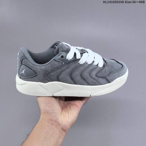 Jordan Session 90 Grey White Cream With Black Laces 36 46B Casual - Women's (BS-62130)