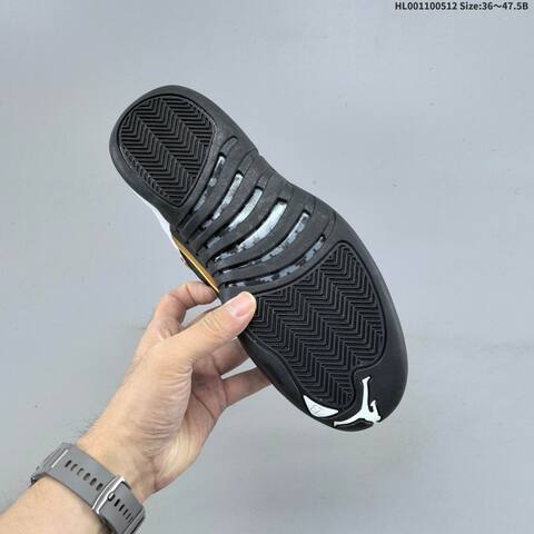 Jordan Air Jordan 12 Retro Royalty White Black Gold EU 36-47 5 Basketball - Unisex (BS-65982)