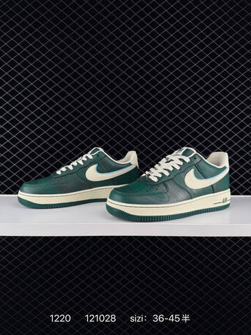 Nike Air Force 1 Low Green Cream Light Blue EU 36-45 5 Lifestyle - Unisex (BS-73573)