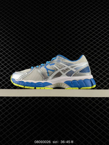 ASICS GEL-Nimbus 10 1 Silver Blue Neon Yellow White EU 36-45 Running Shoe Running Sneakers - Unisex BS-81624