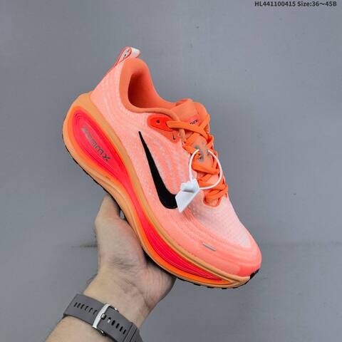 Nike Vomero Plus ReactX Air Zoom Bright Orange Black Red EU 36-45 Running Shoe - Unisex BS-60718