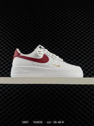 Nike Air Force 1 Mid 07 White Red Gold EU 36-46 Lifestyle - Unisex BS-71057