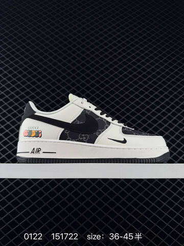 Nike Air Force 1 07 Black White EU 36-45 Casual - Unisex (BS-73024)