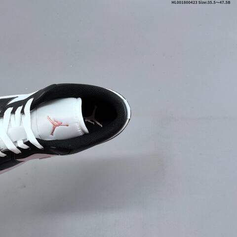 Jordan Air Jordan 1 Low Black White Pink 35 5 47 5B Casual - Unisex (BS-66081)