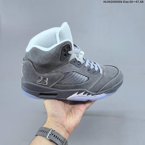 Jordan Air Jordan 5 Retro Wolf Grey EU 36-47 5 Basketball - Unisex (BS-66018)