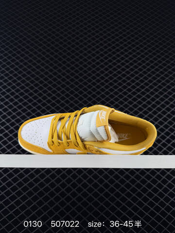Nike SB Dunk Low Pro White And Yellow Gold 36-45 Skate - Unisex (BS-72878)