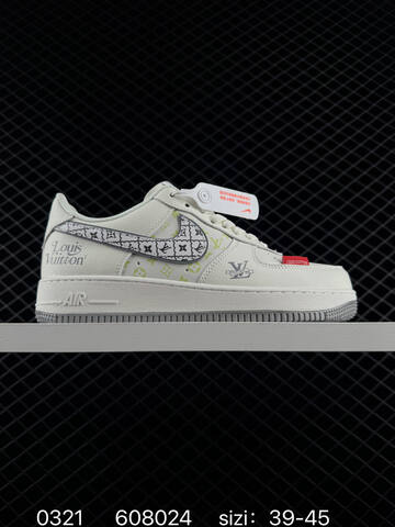 Nike Air Force 1 07 Low White Grey Volt EU 39-45 Lifestyle - Unisex (BS-72550)