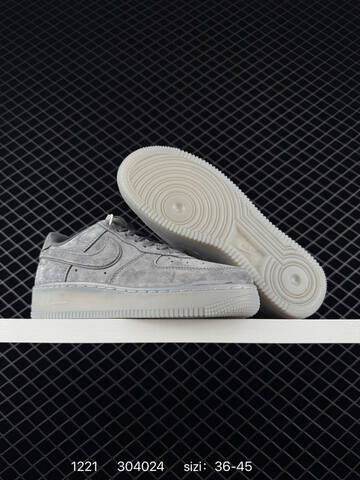 Nike Air Force 1 07 Grey Suede Sail EU 36-45 Lifestyle - Unisex (BS-73562)