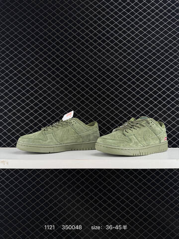 Nike SB Dunk Low x Supreme Olive Green EU 36-45 5 Skate - Unisex (BS-74085)