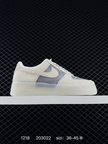 Nike Air Force 1 07 Low Grey White 36-45 Lifestyle - Unisex (BS-73625)