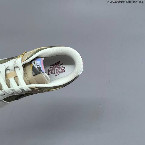 Nike SB Dunk Low Pegasus Pack White Olive Green Beige Dark Brown EU 36-46 Skate Shoe - Unisex BS-62248