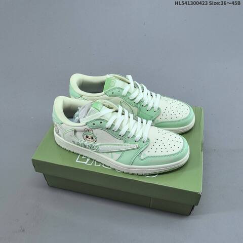 Nike Air Jordan 1 White Black Multicolor Custom Labubu-themed EU 36-45 Lifestyle - Unisex (BS-66072)