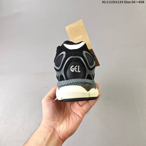 ASICS GEL NYC Black Grey White Cream EU 36-45 Running Shoe Running Sneakers - Unisex (BS-69239)