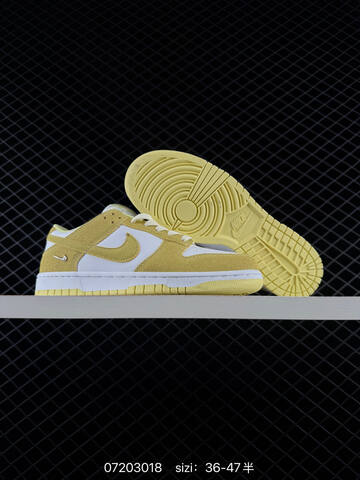 Nike Dunk Low White Light Yellow EU 36-47 Skate - Unisex BS-70154
