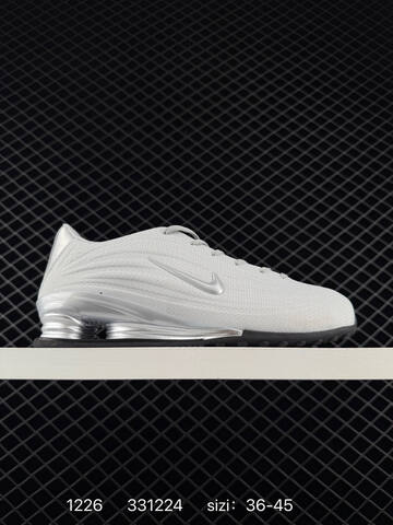 Nike Shox Light Grey Silver Black EU 36-45 Casual - Unisex (BS-73471)