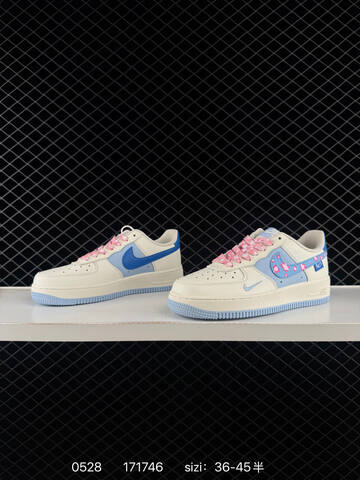 Nike Air Force 1 07 LV8 DB3301-212 Sail Light Blue Royal Blue Pink EU 36-45 Lifestyle - Unisex (BS-71160)