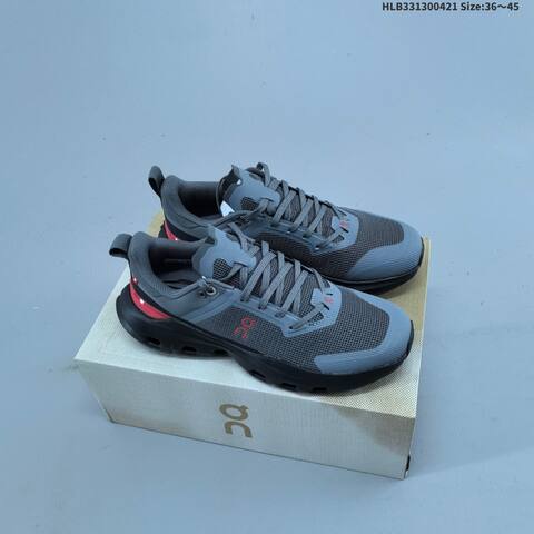 On Running Cloudpulse Light Grey Neon Green Or Beige White Orange EU 36-45 Running Shoe Running Sneakers - Unisex (BS-69589)