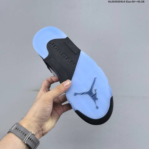 Jordan Air Jordan 5 Retro Black University Blue EU 40-48 5 Basketball - Men's (BS-66192)