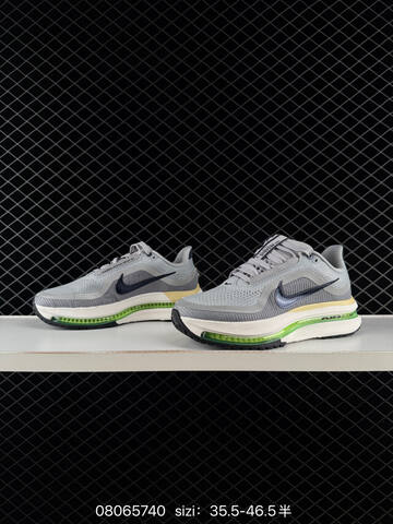 Nike Air Zoom Pegasus Premium Grey White Neon Green Black EU 35 5-46 5 Running - Unisex (BS-69924)