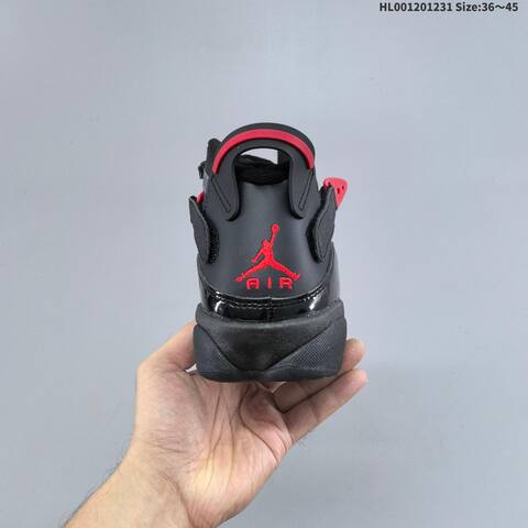 Jordan Air Jordan 6 Rings Black Grey Red EU 36-45 Basketball - Unisex (BS-67163)