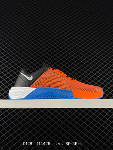 Nike Metcon 10 HJ1875 Orange Black Blue EU 39-45 Training - Unisex (BS-72917)