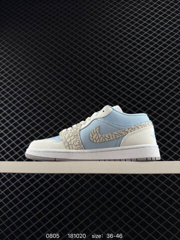 Jordan Air Jordan 1 Low IB7692-400 Light Blue White Beige Grey EU 36-46 Sneaker - Unisex BS-80968