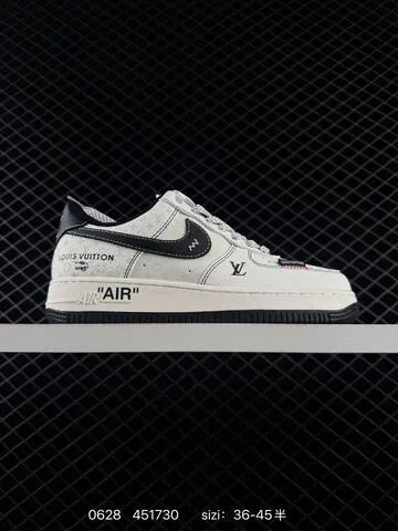Nike Air Force 1 Low Off White Black EU 36-45 Sneaker - Unisex BS-70543