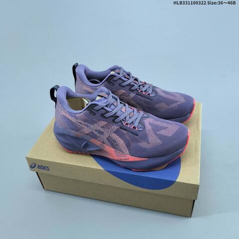 ASICS NOVABLAST 5 Blue White EU 36-46 Running Shoe Running Sneakers - Unisex (BS-68983)