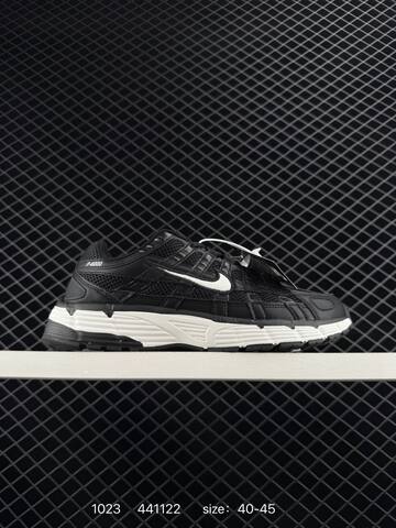 Nike P-6000 Black White And White Black EU 40-45 Running - Men s BS-74641