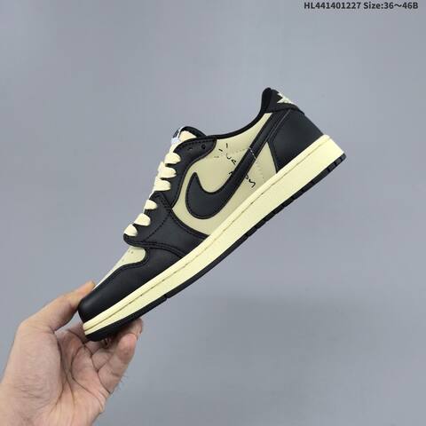 Nike Air Jordan 1 Low x Travis Scott Black Cream EU 36-46 Lifestyle - Unisex (BS-67239)