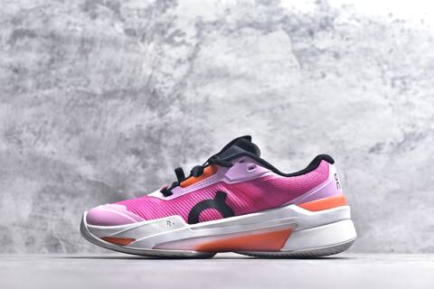On The Roger Pro Hot Pink Black White Orange EU 36-47 Tennis Shoe Casual Sneakers - Unisex (BS-59560)