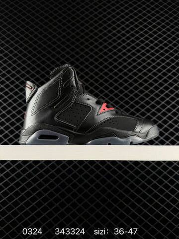 Jordan Air Jordan 6 Retro Black Red Metallic Silver EU 36-47 Basketball Shoe - Unisex (BS-79614)