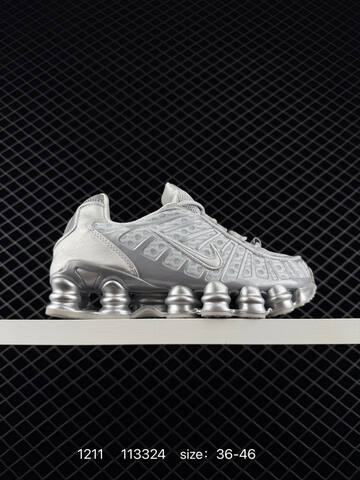 Nike Shox TL AR3566-002 Black Red And White Silver Red EU 36-46 Running - Unisex (BS-73761)