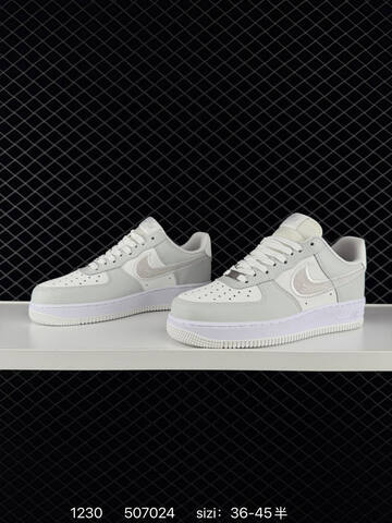 Nike Air Force 1 07 Low White Light Grey EU 36-45 Lifestyle - Unisex (BS-73391)
