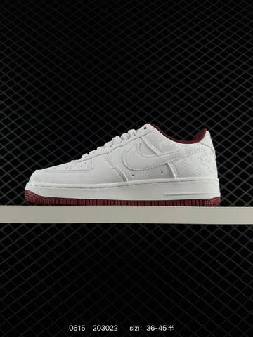 Nike Air Force 1 07 Low IB0018-500 Burgundy White EU 36-45 Lifestyle - Unisex (BS-70760)
