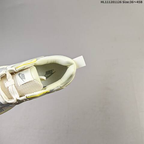 Nike V2K Run Off White Silver Pale Yellow Gum Brown EU 36-45 Running Shoe - Unisex BS-63040