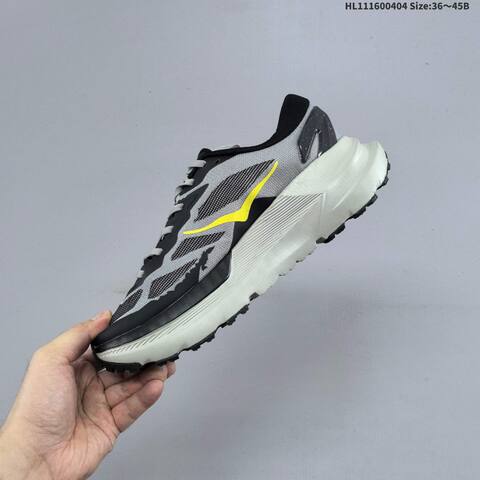 HOKA ONE ONE Mafate X Grey Black Orange Light Grey EU 36-45 Trail Shoe Trail Running Sneakers - Unisex (BS-69359)