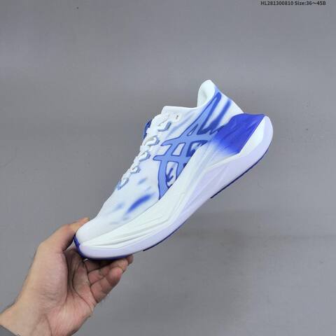 ASICS Superblast 3 1013B180 005 White Blue EU 36-45 Running Shoe Running Sneakers - Unisex (BS-68758)
