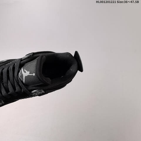 Air Jordan 4 Retro Black Cat Replica AIR JORDAN 4 Aj4 Lifestyle BS-67325