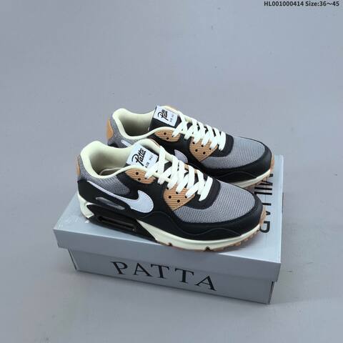 Nike Air Max 90 Black White EU 36-45 Running Shoe - Unisex (BS-60745)