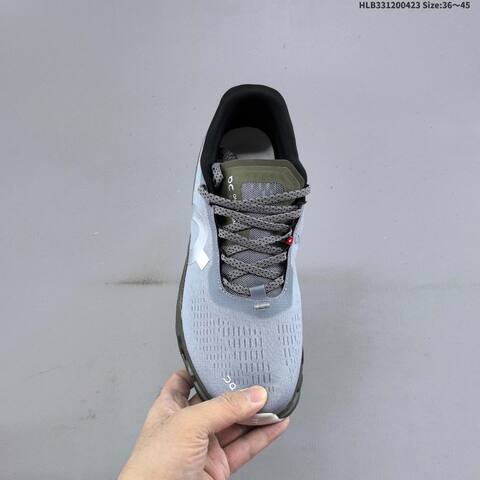 On Cloudmonster 2 Pleasures Mist Grey Olive Silver Black EU 36-45 Running Shoe Running Sneakers - Unisex (BS-69584)